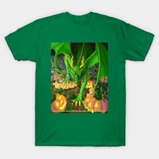 Pumpkin the Halloween Dragon is on the Prowl T-Shirt